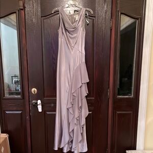 Elegant Gray Evening Gown size 10